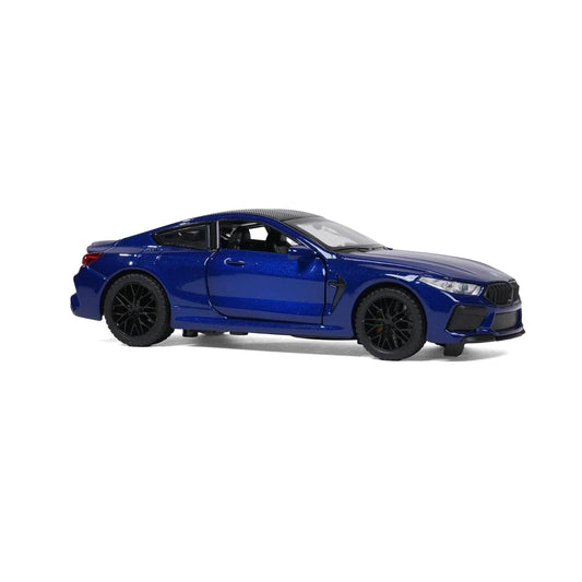 JOY JUNCTION BMW 1:32 Scale Alloy Metal Pullback Die-Cast Car – Blue Model with Lights, Music & Openable Doors - Jaiman Toys