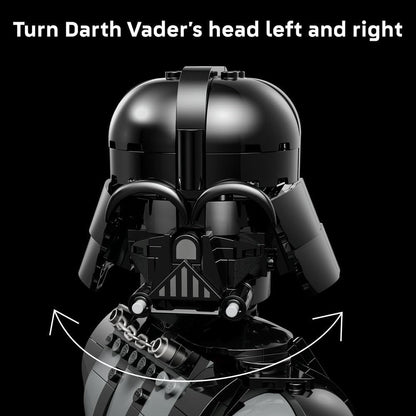 LEGO 75439 Star Wars 75439 Darth Vader Bust - Display Model Kit for Adults incl. Collectible Sith Minifigure w/Red Lightsaber |349 Pcs