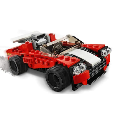 (BOX DAMAGE) LEGO Creator 3in1 Sports Car 31100 Building Kit (134 Pieces)