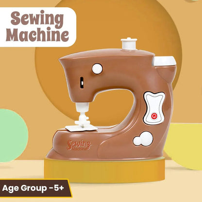 Pablo Honey Sewing Machin Household Play Set (Brown) - Jaiman Toys