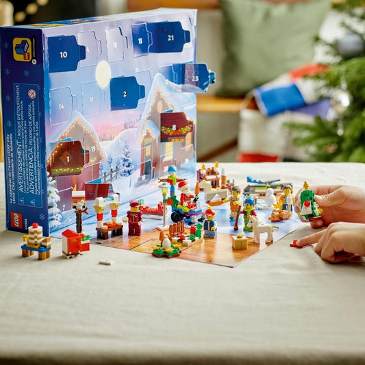 (Box Damage) LEGO City 60352 LEGO City Advent Calendar, Toy Blocks, Present, Holiday, Anniversary, Boys, Girls, Ages 5 and Up