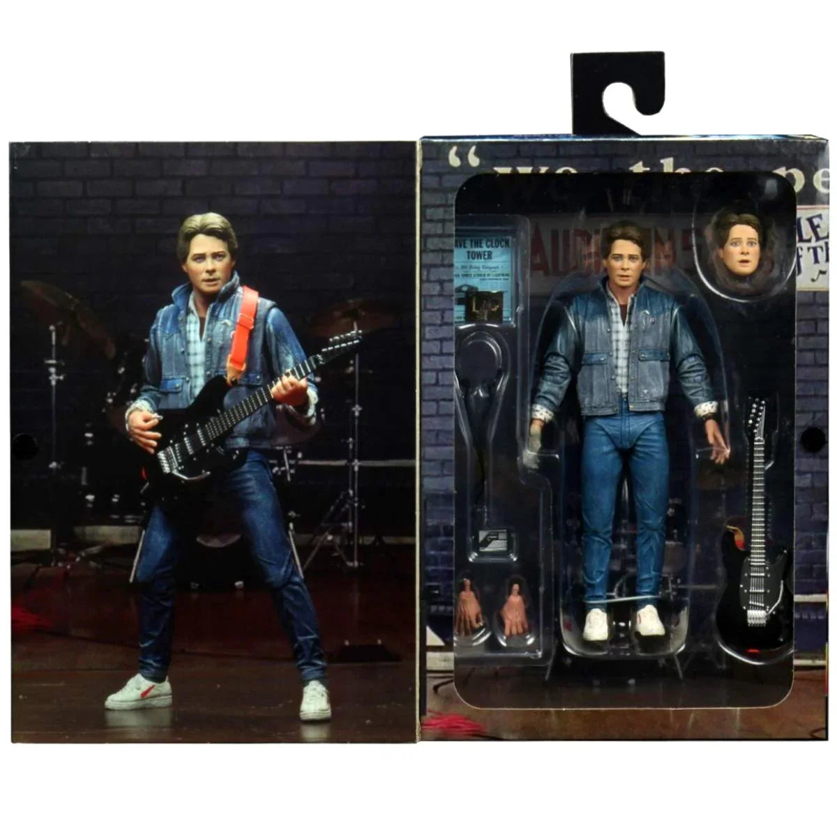 NECA Back to the Future Marty McFly 1985 Audition Ultimate Action Figure - Jaiman Toys