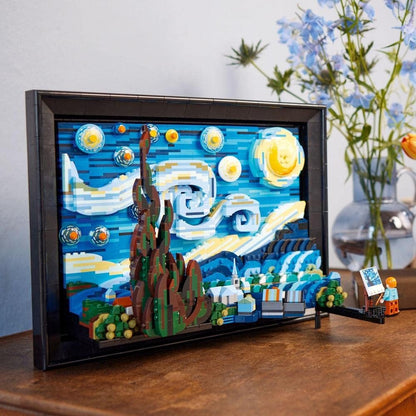 LEGO 21333! Ideas Vincent Van Gogh  The Starry Night Building Kit For The Adults (2,316 Pieces)