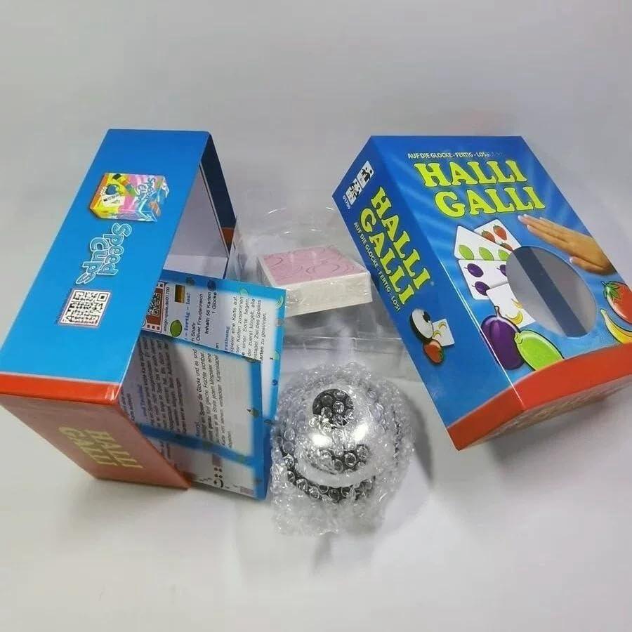Halli Galli Card Game – Fast-Paced Family Party Game with Bell - Jaiman Toys