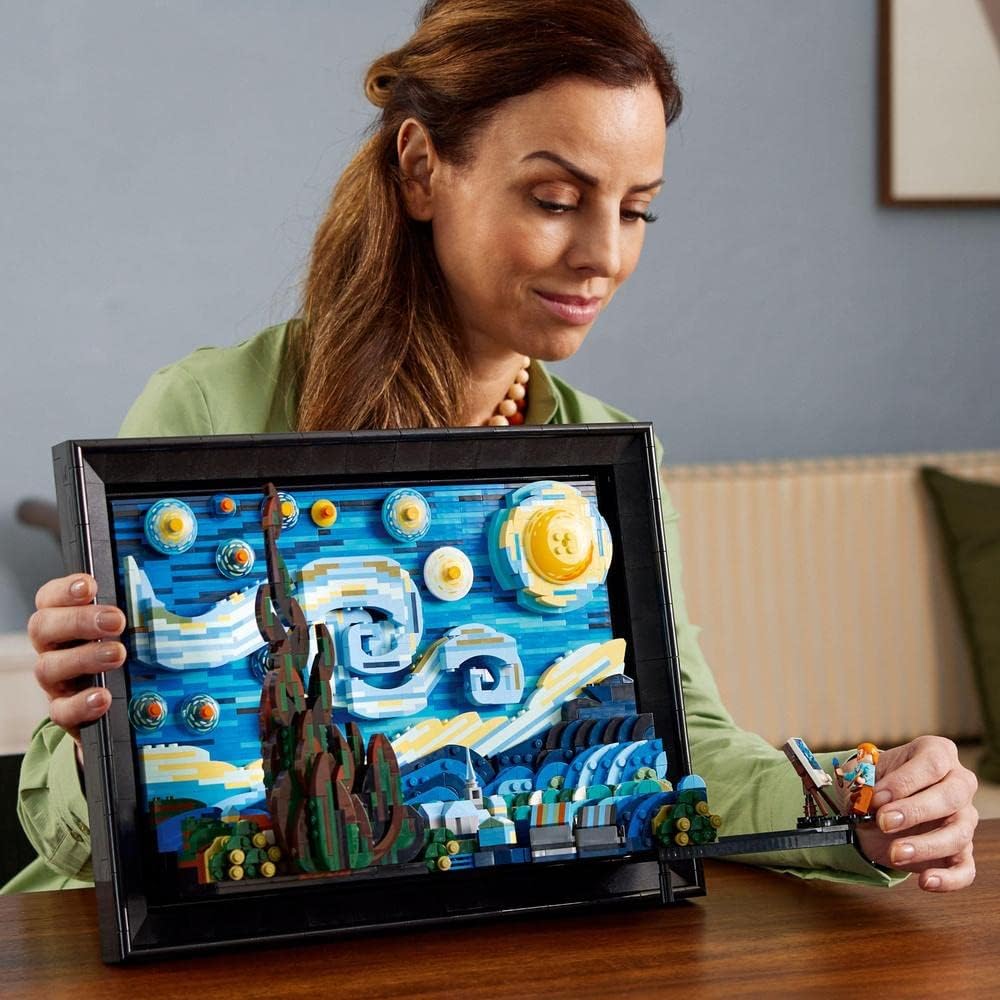 LEGO 21333! Ideas Vincent Van Gogh  The Starry Night Building Kit For The Adults (2,316 Pieces)