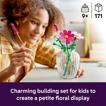 LEGO 11514 Botanicals Cosmos Flowers Building Set | 171 Pieces | Decorative Floral Display for Home & Office