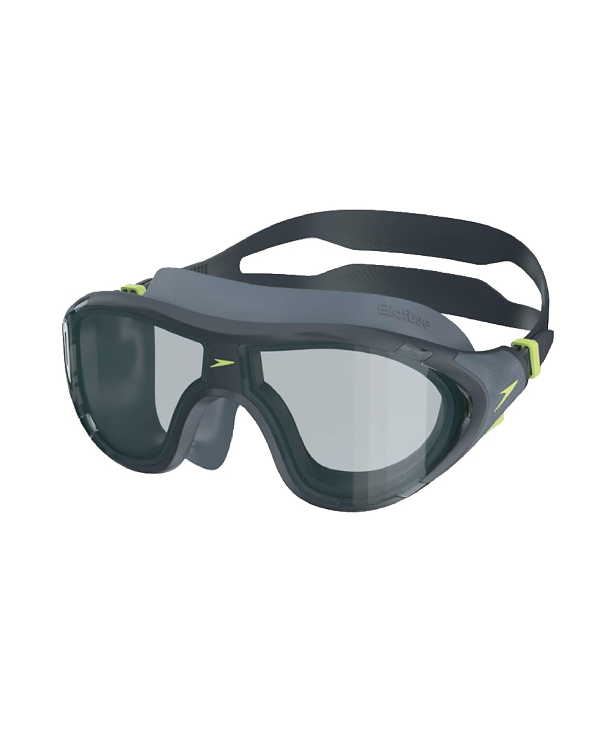 Speedo Rift Smoke Lens Swim Goggles – Unisex Adult Anti-Fog UV Protection Swimming Mask with Adjustable Strap