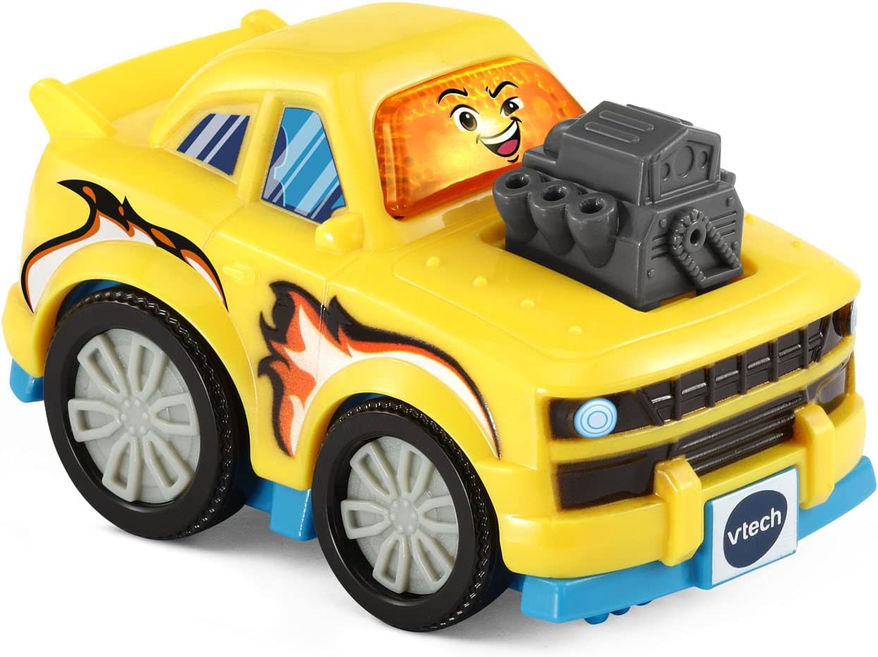 VTech Go! Go! Smart Wheels 4-in-1 Zig-Zag Raceway | Interactive Multi-Level Raceway Playset with SmartPoint® Vehicle, Lights, Sounds & 4 Track Configurations