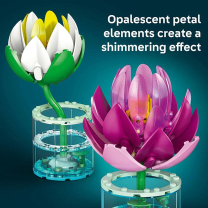 LEGO 11511 Botanicals Water Lilies Building Set | 259 Pieces | Decorative Floral Display for Home & Office