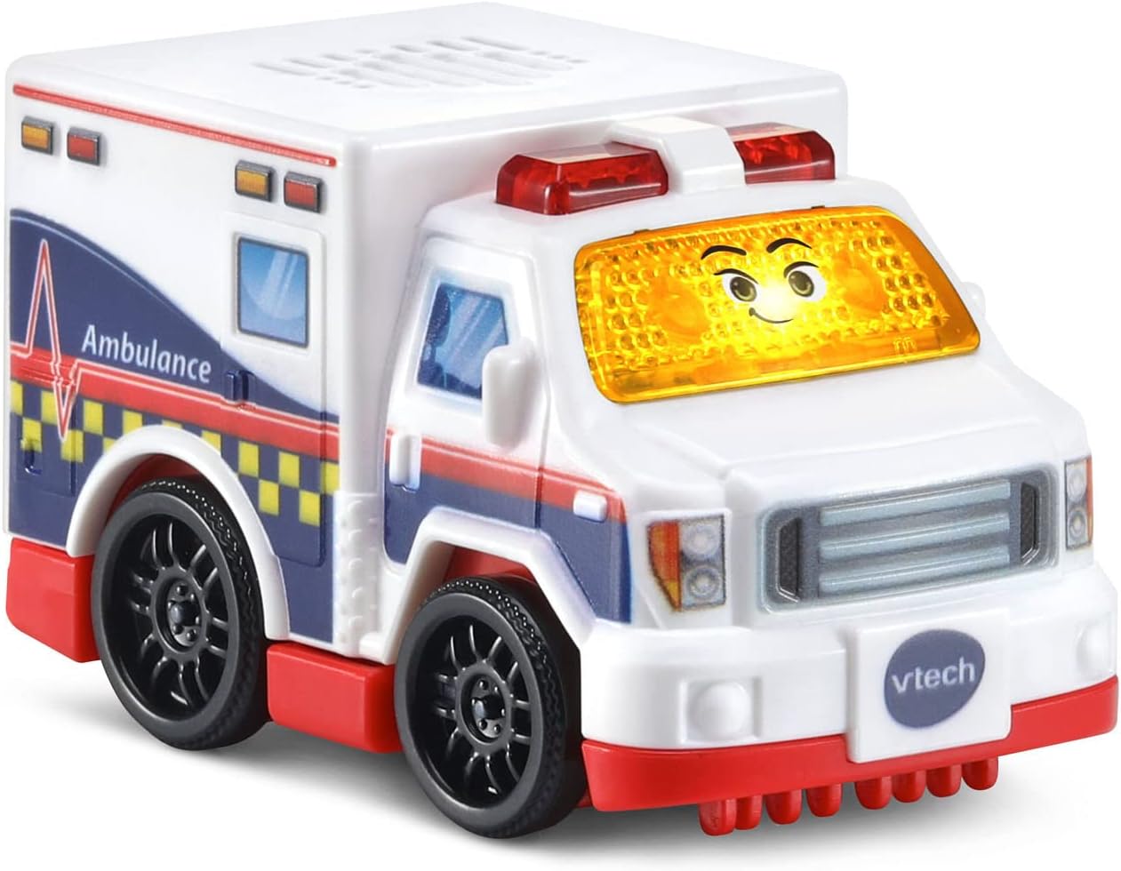 VTech Go! Go! Smart Wheels Helping Friends 2-Pack | Interactive SmartPoint Police Car & Ambulance with Lights, Sounds & Educational Phrases for Toddlers