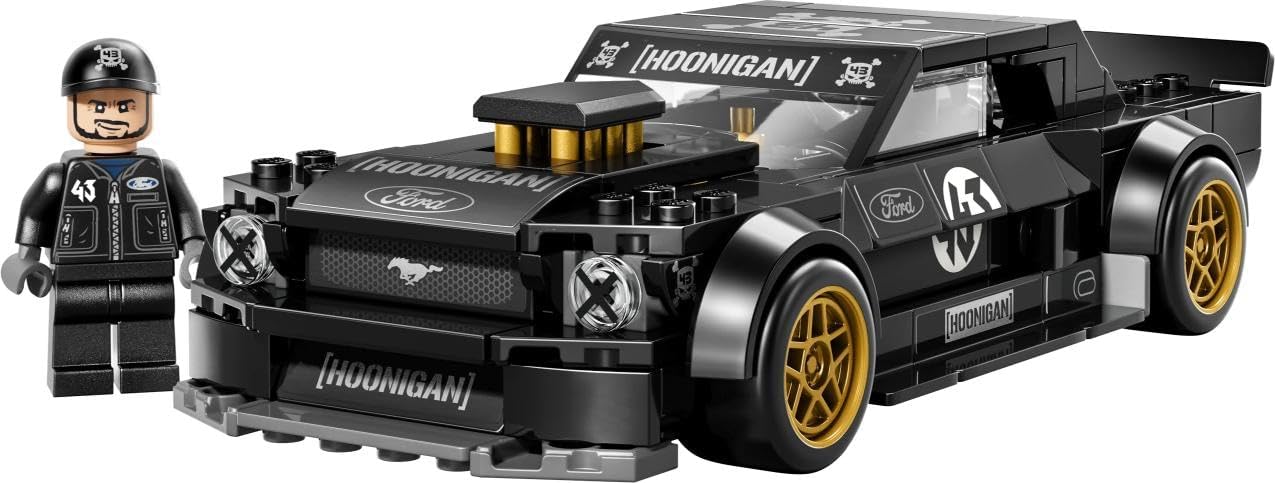 LEGO 77262 Speed Champions Ken Block's 1965 Ford Mustang Hoonicorn RTR V1 Building Set | 345 Pieces | Collectible Drift Car