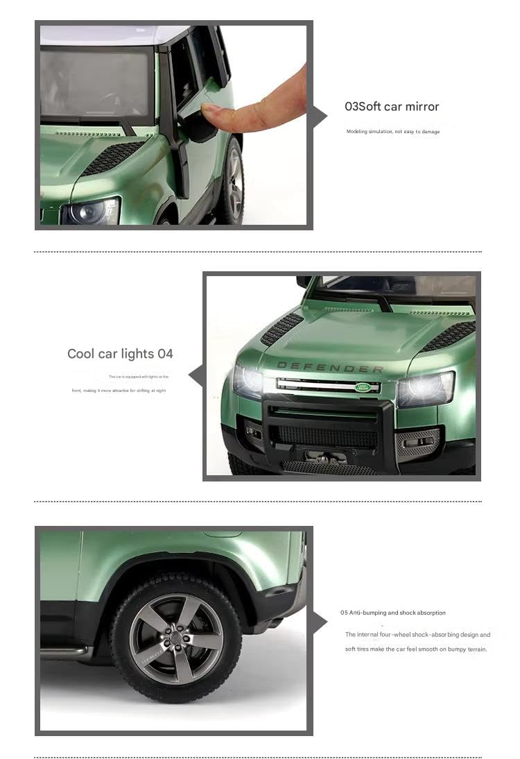 Land Rover Defender 1:12 RC Car – Official Licensed Rechargeable Remote Control