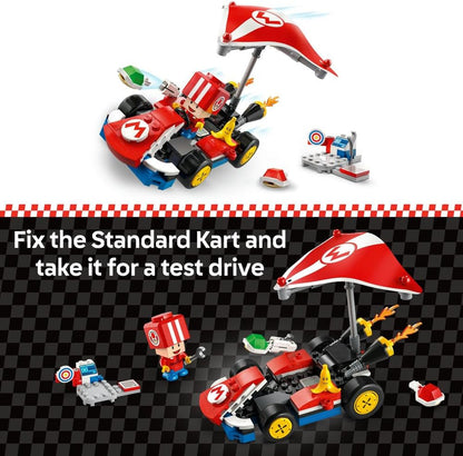 LEGO 72032 Super Mario Standard Kart Building Set – 174 Pieces Mario Kart Playset