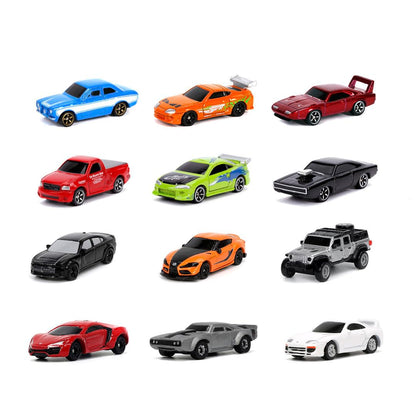 Jada Toys Fast & Furious Nano Cars Mystery Blind Bag – 1 Surprise Die-Cast Metal Car (4cm)