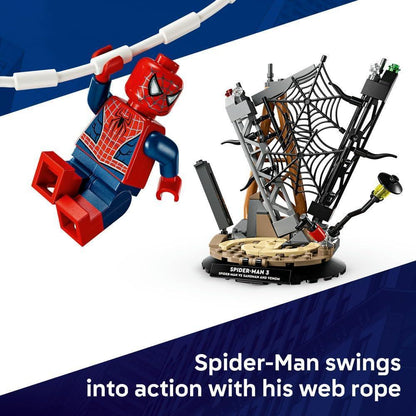 LEGO | Marvel 76334 Epic Battle: Spider-Man vs. Sandman - Superhero Toy w/ 3 Minifigures incl. Venom, and a Construction Site - Gift for 9+ Year Old Boys & Movie Fans