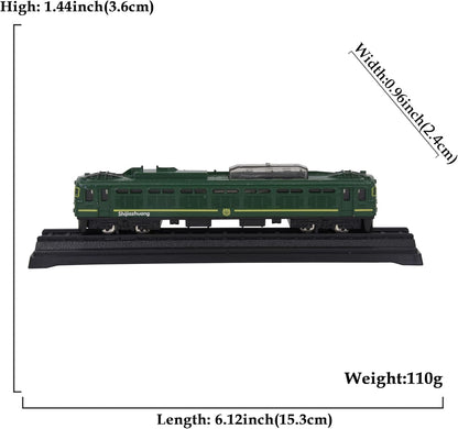 Alloy Electric Toy Train Green | Realistic Metal Locomotive Toy with Display Box