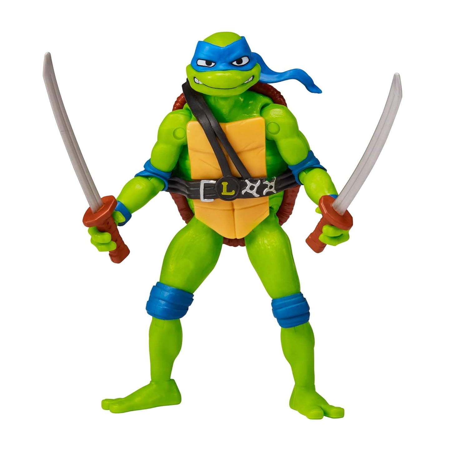 Teenage Mutant Ninja Turtles Mutant Mayhem Leonardo Action Figure | 4.5 Inch TMNT Collectible with Katana Accessories