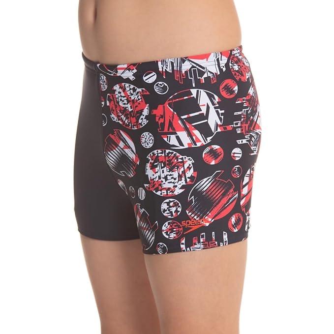 Speedo Kids Glitchamp All Over Aquashort – Boys Swim Shorts - Jaiman Toys