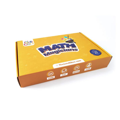 The Intellibox Math Magicians Numeracy Educational Kit for K2 | Early Maths Learning Activity Box for Kids | Numbers, Counting & Problem-Solving Activities