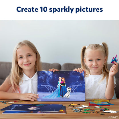 Skillmatics Paper Art & Craft Activity - Foil Fun Disney Frozen, Mess-Free Art for Kids, Craft Kits, DIY Creative Activity, Gifts for Girls & Boys Ages 4, 5, 6, 7, 8, 9, Multicolor