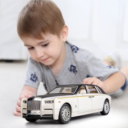 HQT 1:22 Scale Die-Cast Luxury Car Model with Light & Sound – Pull Back Action