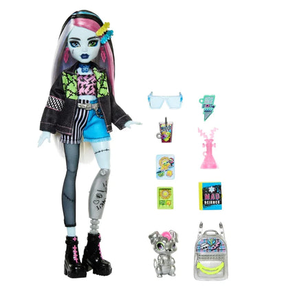 Monster High Frankie Stein Doll – With Pet Dog & Accessories - Jaiman Toys