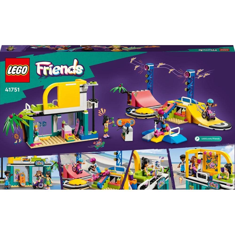 LEGO 41751 Friends Skate Park Building Toy Set (431 Pieces)