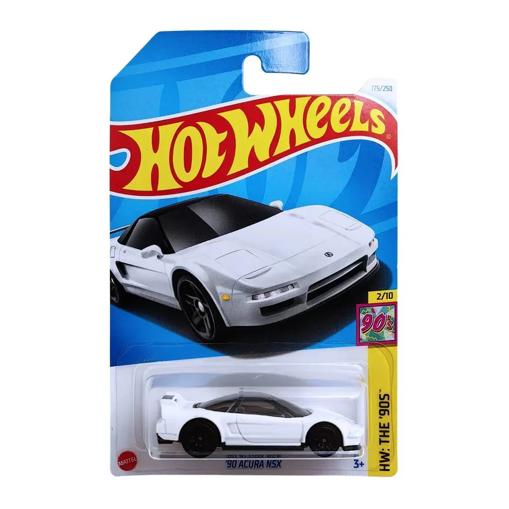 Hot Wheels 1:64 Scale 5-Car Set – '90 Acura NSX, Gordon Murray Automotive T.33 Green JJL44, Rollin' Solo Track Champs, KEI SWAP & Later Crater HYY55
