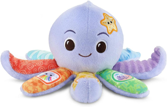 VTech Baby Snuggles the Octopus Musical Plush Toy | Soft Sensory Learning Toy for Babies with Lights, Sounds & Songs
