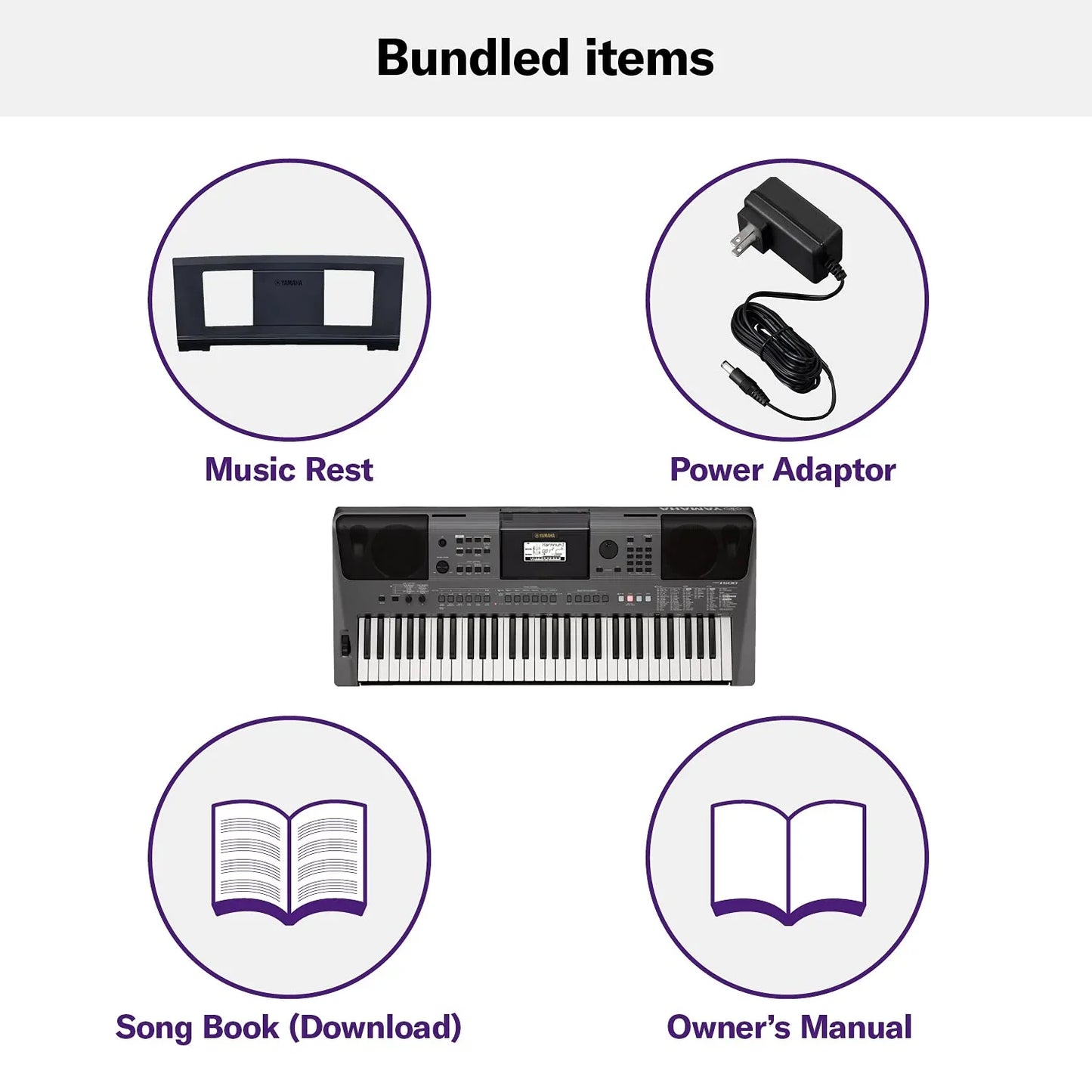 YAMAHA PSR-I500 PORTABLE KEYBOARD WITH ADAPTOR - Jaiman Toys
