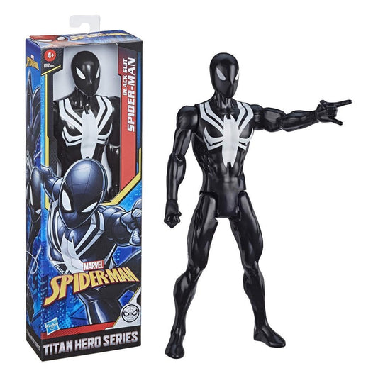 MARVEL Spider-Man Titan Hero Series Web Warriors Black Suit Spider-Man