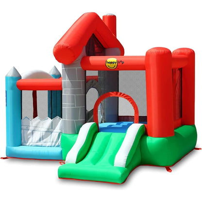 Happy Hop 9315 Inflatable Combo House Bouncy Castle with Slide & Ball Pit | Kids Outdoor Jumping Castle | Ages 3+ Years