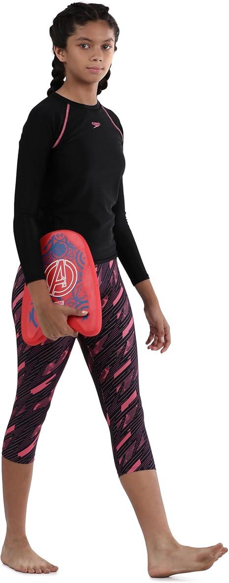 Speedo Hyperboom Allover Active Capri for Girls – Casual Printed, Comfortable & Stylish - Jaiman Toys