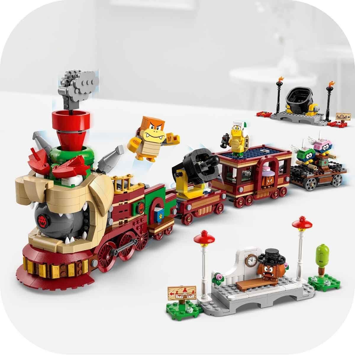 LEGO 71437 Super Mario Bowser Express Adventure Train – Build, Play &amp; Collect with 6 Iconic Nintendo Characters!