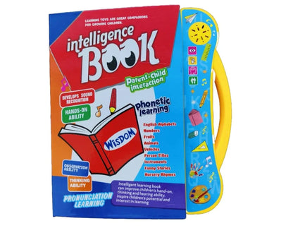 Study Book Intellectual Learning – Interactive Educational Toy for Kids 4+ with Phonics, Letters, Numbers & Animals
