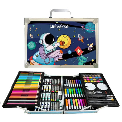 Breatoi 145 Pcs Kids Art Drawing Set : Art and Craft Supplies : Drawing and Painting Set :Great Birthday Gift for Boys Girls Children - 145 Pcs Art Set - Jaiman Toys