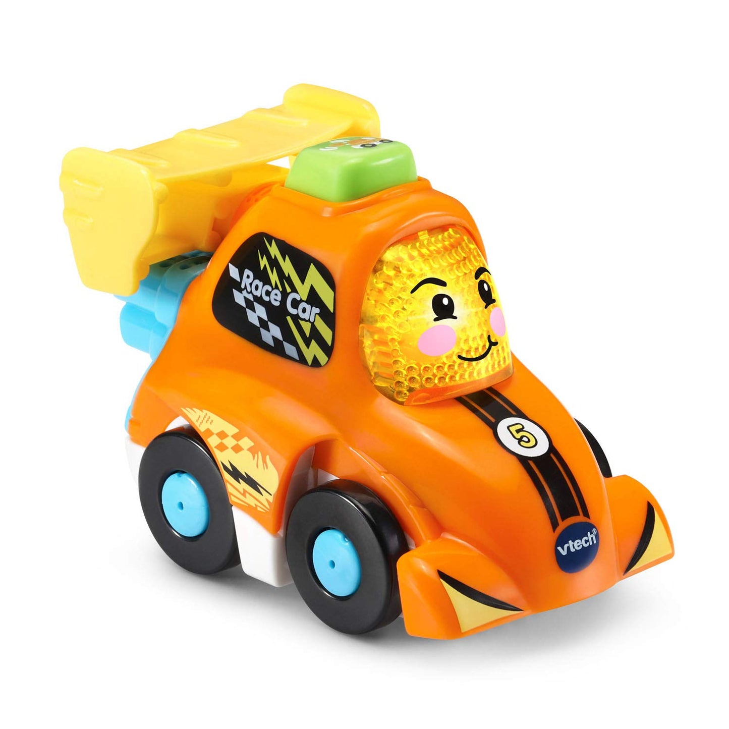 VTech Go! Go! Smart Wheels 3-in-1 Launch & Go Raceway | Interactive Race Track Playset with SmartPoint Race Car | Educational Toy for Ages 1–5