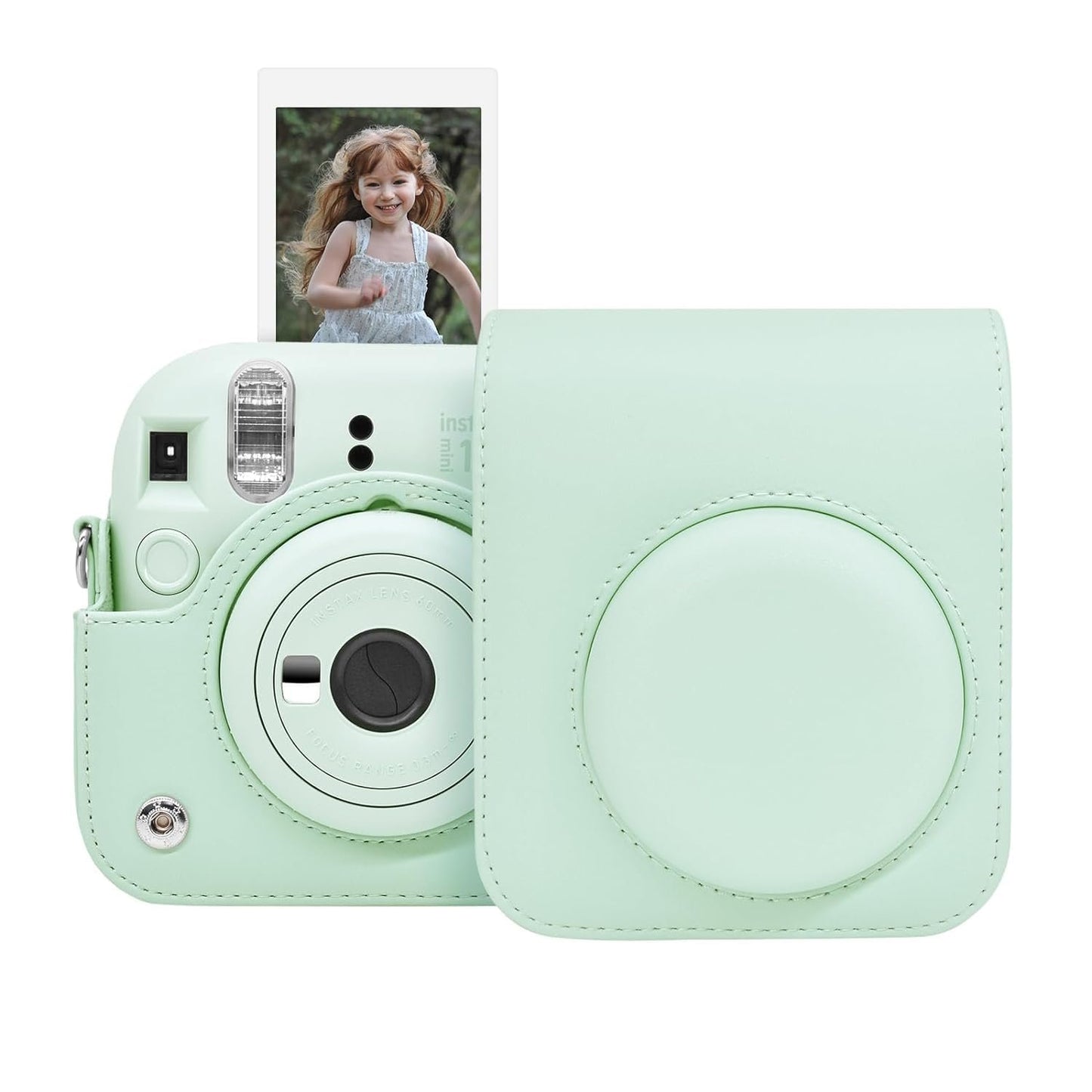 Fujifilm Instax Mini 12 Accessories: 1 PU Camera Case + 20 Films Shot + 1 Photo Album + 1 PU Camera Pouch