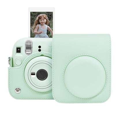 Fujifilm Instax Mini 12 Accessories: 1 PU Camera Case + 20 Films Shot + 1 Photo Album + 1 PU Camera Pouch