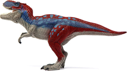 schleich Dinosaurs - Red and Blue T Rex Action Figure with Movable Jaw - 11" Length, Realistic Tyrannosaurus Rex Dino Figurine - Large Dinosaur Toy for Imaginative Play Boys and Girls Ages 5+ | 72155