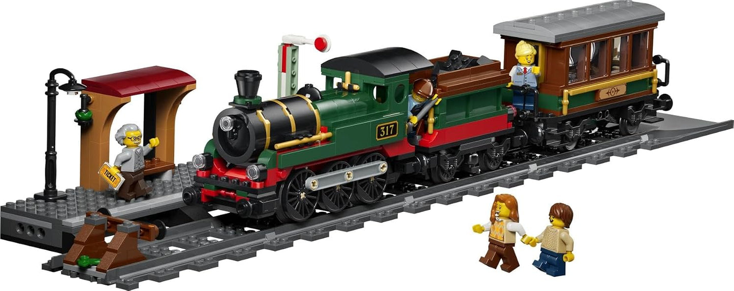 LEGO City Vintage Steam Train - Toy Train Set Building Kit for Kids Ages 7 and Up - 60511