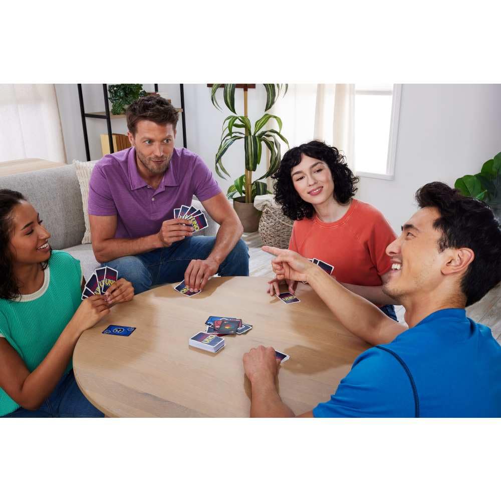 Mattel Games Liar’s UNO Card Game for Adults, Kids, Families, Parties & Game Nights, Travel Fun, Outwit Other Players with Bluffing & Trickery