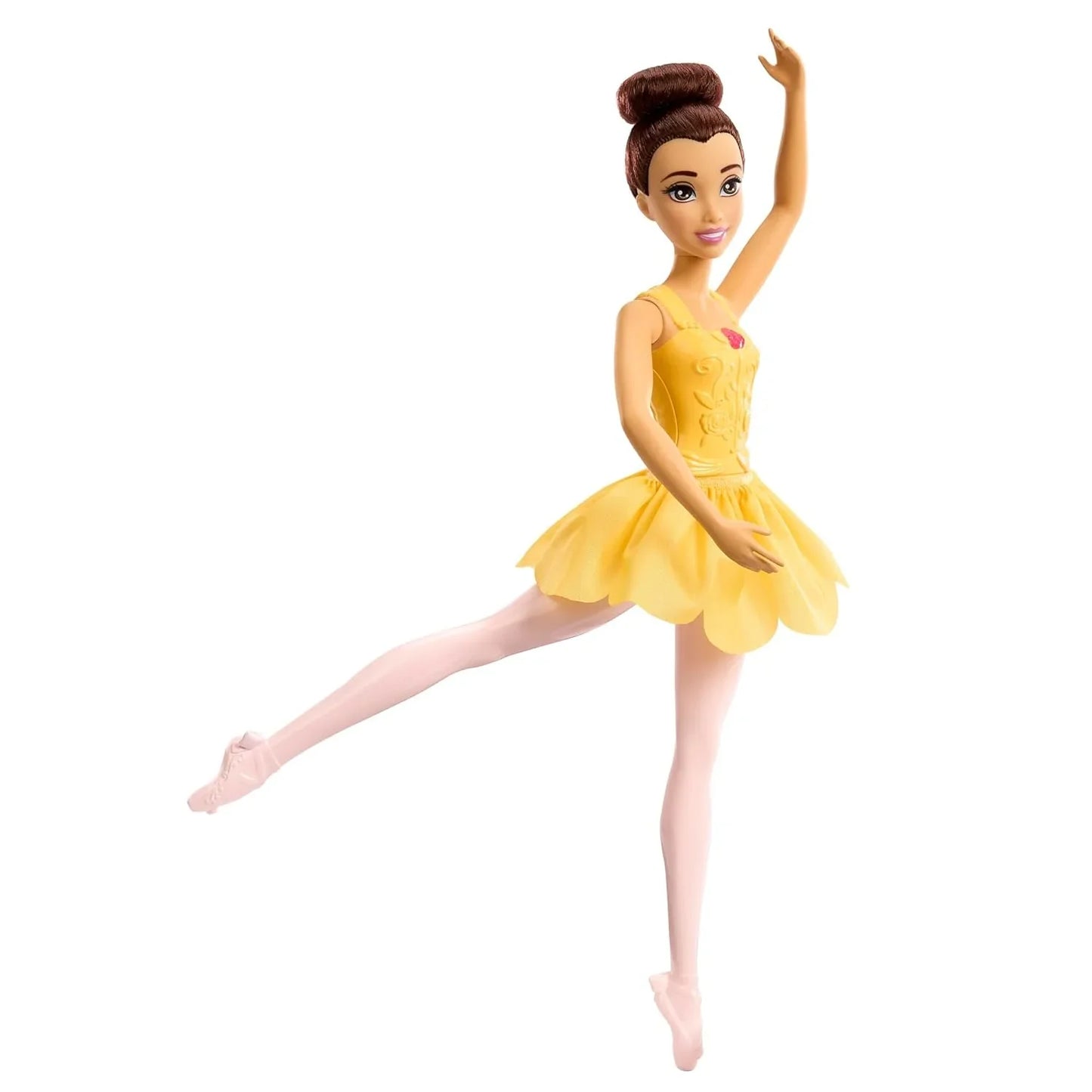 Disney Princess Ballerina Belle Doll | Posable Ballet Toy Inspired by Beauty and the Beast | Gift for Kids