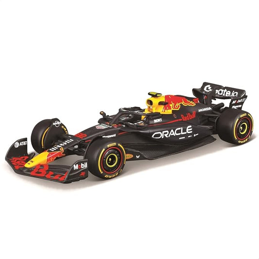 Bburago Oracle Red Bull Racing RB21 1:43 Scale Die-Cast Formula 1 Model Car | Premium Black F1 Racing Car with Authentic Team Livery & Display Box