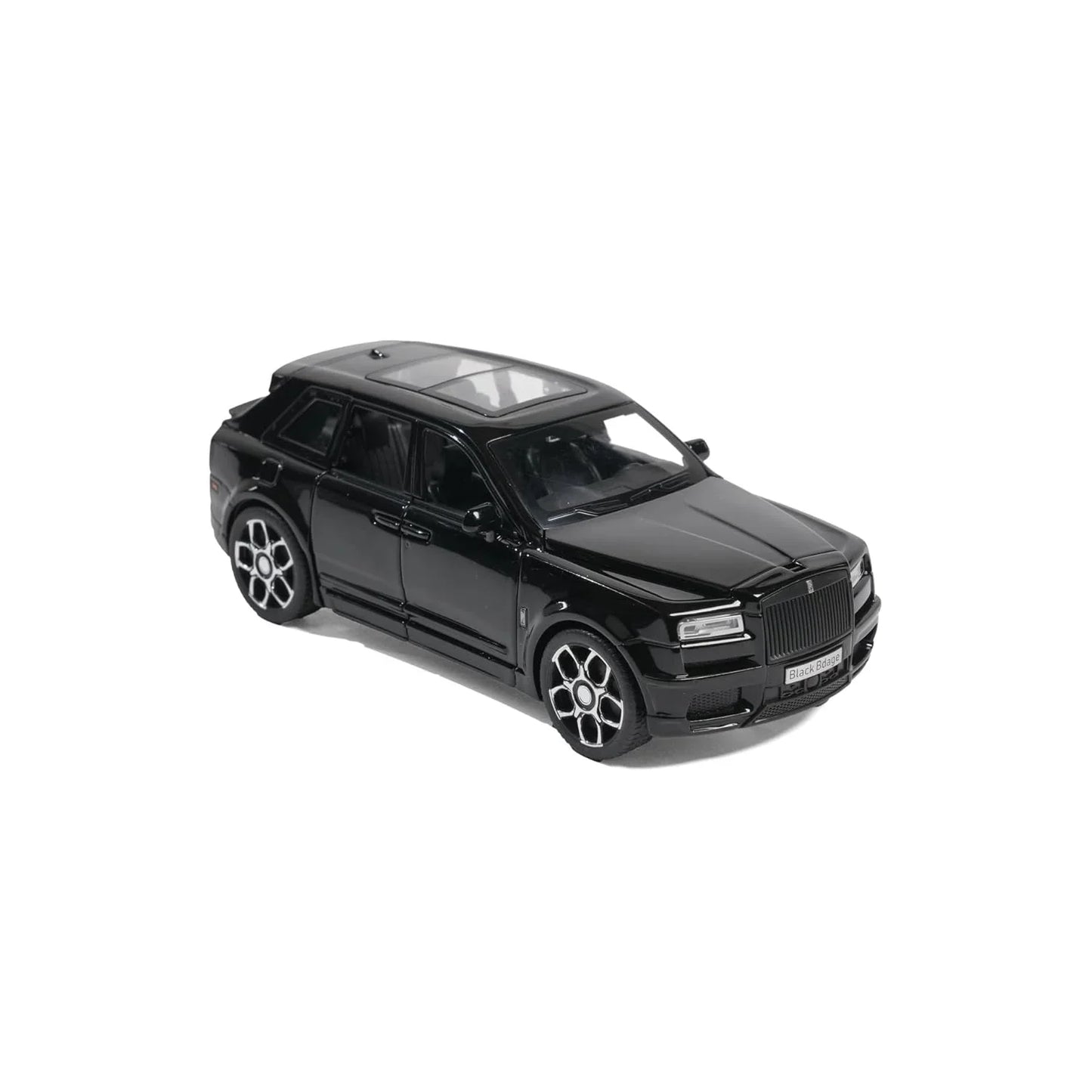 JOY JUNCTION Rolls Royce 1:32 Scale Alloy Metal Pullback Die-Cast Model Car – Black with Lights, Music & Openable Doors - Jaiman Toys