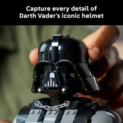 LEGO 75439 Star Wars 75439 Darth Vader Bust - Display Model Kit for Adults incl. Collectible Sith Minifigure w/Red Lightsaber |349 Pcs