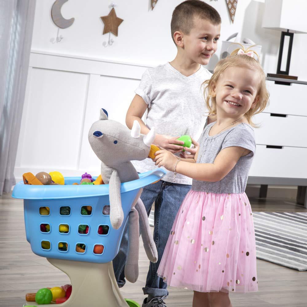 Step2 Little Helper’s Shopping Cart – Blue Plastic Toy for Toddlers 2+ - Jaiman Toys