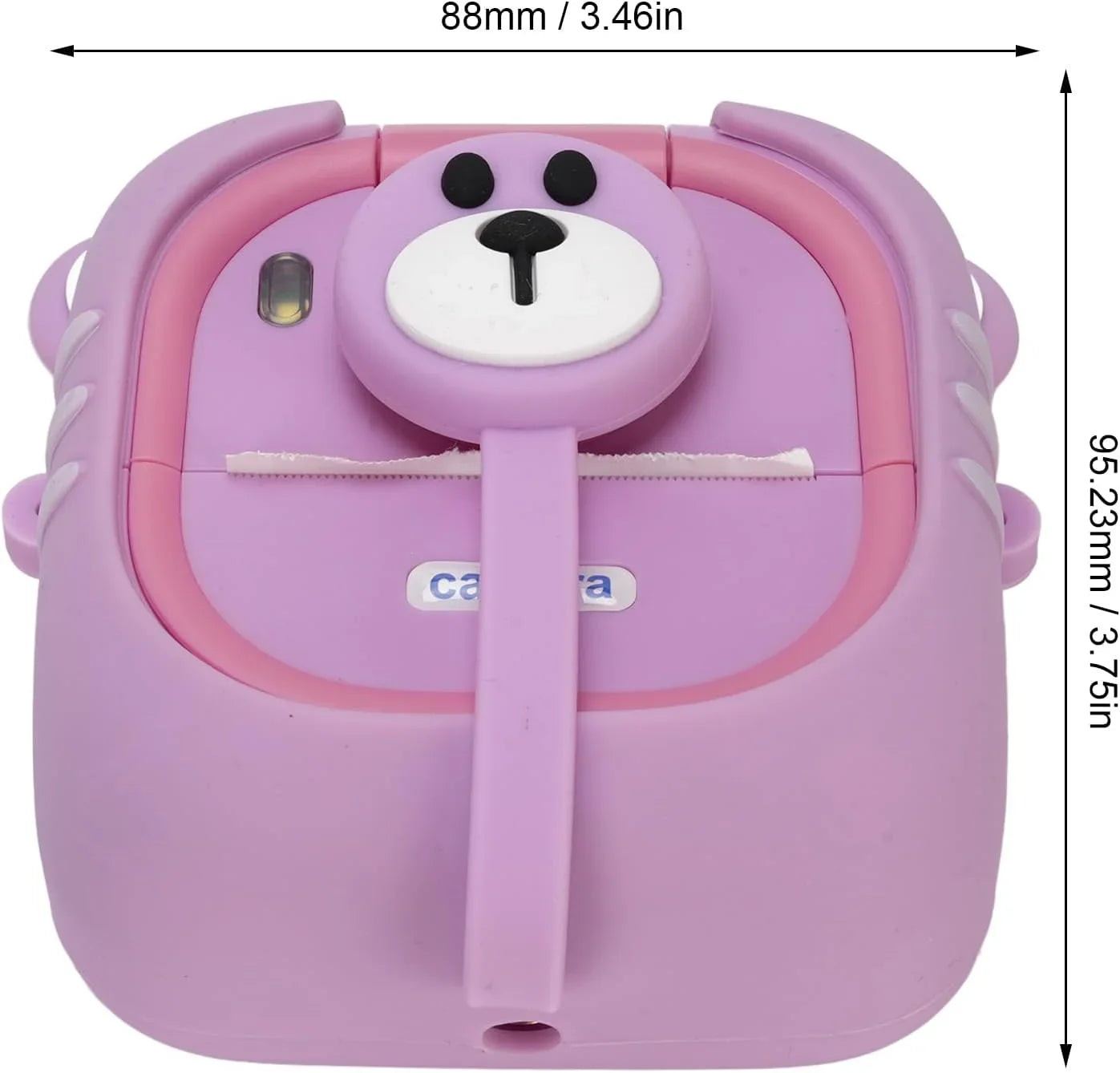Instant Print Kids Camera – 48MP 1080P Video Toy with Rotating Lens &  Rolls - Purple