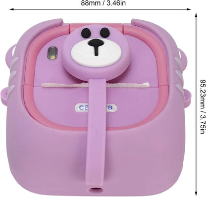Instant Print Kids Camera – 48MP 1080P Video Toy with Rotating Lens &  Rolls - Purple