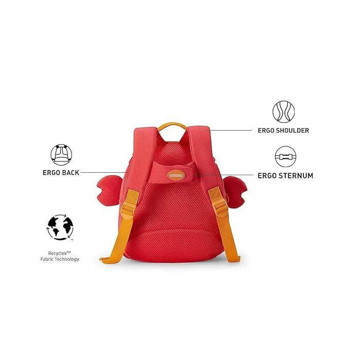 American Tourister Coodle 3.0 Backpack 01 – Craby Orange | Stylish & Spacious - Jaiman Toys